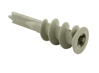 #8 Zinc and Nylon Anchors Heavy-Duty Design Zip-It Wall Anchors (1-Pack)